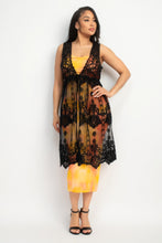 Load image into Gallery viewer, Sheer Embroidered Lace Vest
