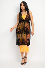 Load image into Gallery viewer, Sheer Embroidered Lace Vest