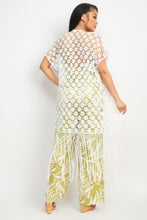 Load image into Gallery viewer, Crocheted Open-front Fringe Kimono
