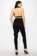 Load image into Gallery viewer, Faux Leather Top Pants Set