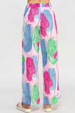 Load image into Gallery viewer, Printed Wide Leg Pant With Elastic Back