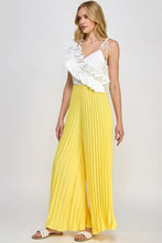 Load image into Gallery viewer, Cami Asymmetrical Ruffle Detail Pleated Bottom Jumpsuit