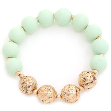 Load image into Gallery viewer, Textured Beaded Bracelet