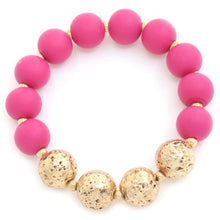 Load image into Gallery viewer, Textured Beaded Bracelet