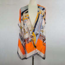 Load image into Gallery viewer, Multi Print Silky Scarf And Shawl