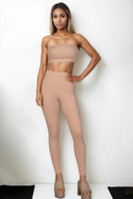 Load image into Gallery viewer, Ribbed Tube Top & Leggings Set