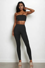 Load image into Gallery viewer, Ribbed Tube Top & Leggings Set