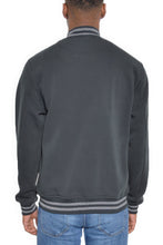 Load image into Gallery viewer, Mens Fleece Snap Button Varsity Jacket
