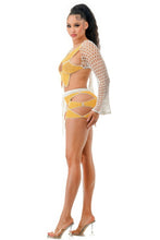 Load image into Gallery viewer, Crochet Skirt Set Sunflower