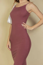 Load image into Gallery viewer, Ribbed Mermaid Hem Camisole Maxi Dress