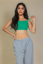 Load image into Gallery viewer, Ribbed Knit Cami Crop Top