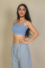 Load image into Gallery viewer, Ribbed Knit Cami Crop Top