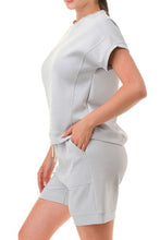 Load image into Gallery viewer, Air Cotton Monochrome Tee And Shorts Set