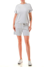 Load image into Gallery viewer, Air Cotton Monochrome Tee And Shorts Set