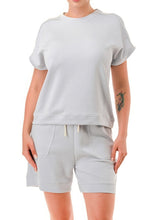 Load image into Gallery viewer, Air Cotton Monochrome Tee And Shorts Set