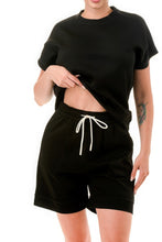 Load image into Gallery viewer, Air Cotton Monochrome Tee And Shorts Set