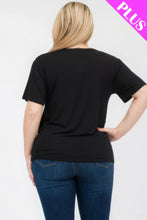 Load image into Gallery viewer, Plus Size Basic Short Sleeve T-shirt