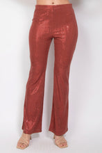 Load image into Gallery viewer, Sequined Fit & Flare Midrise Pants
