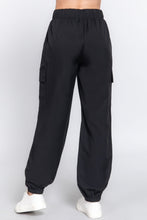 Load image into Gallery viewer, Light Weight Stretch Woven Cargo Jogger Pants