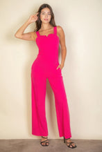Load image into Gallery viewer, Notched neck cami jumpsuit