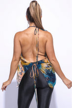 Load image into Gallery viewer, Open Back Cowl Neck Top