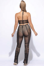 Load image into Gallery viewer, Halter Top Ruched Pants Set