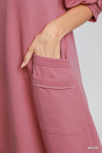 Load image into Gallery viewer, French Terry Mini Dress