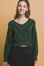 Load image into Gallery viewer, Pearl details sweater