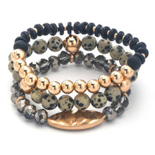 Load image into Gallery viewer, Multi Mix Bead Stretch Bracelet Set