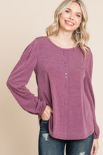 Load image into Gallery viewer, Solid Tr Spandex Long Sleeve Top