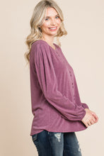 Load image into Gallery viewer, Solid Tr Spandex Long Sleeve Top