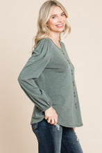 Load image into Gallery viewer, Solid Tr Spandex Long Sleeve Top