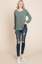Load image into Gallery viewer, Solid Tr Spandex Long Sleeve Top