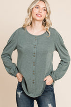 Load image into Gallery viewer, Solid Tr Spandex Long Sleeve Top