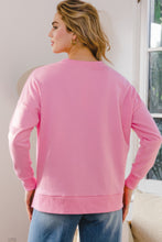 Load image into Gallery viewer, Smiley Flower Oversized Pullover