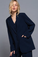 Load image into Gallery viewer, Long slv front button closure blazer