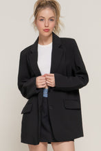 Load image into Gallery viewer, Long slv front button closure blazer