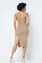 Load image into Gallery viewer, Side Slit Cami Dress