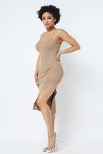 Load image into Gallery viewer, Side Slit Cami Dress