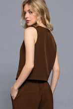 Load image into Gallery viewer, V-neckline W/front Button Closure Vest