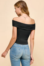 Load image into Gallery viewer, Off Shoulder Ribbed Top