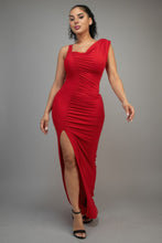 Load image into Gallery viewer, Glitter Slitted Dress