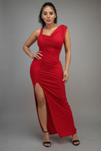 Load image into Gallery viewer, Glitter Slitted Dress