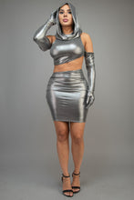 Load image into Gallery viewer, Short Dress With Gloves & Hoodie
