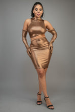 Load image into Gallery viewer, Short Dress With Gloves & Hoodie