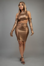 Load image into Gallery viewer, Short Dress With Gloves & Hoodie