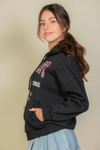 Load image into Gallery viewer, Graphic Kangaroo Pocket Drawstring Hoodie