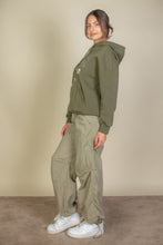 Load image into Gallery viewer, Graphic Kangaroo Pocket Drawstring Hoodie