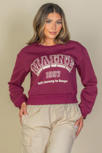 Load image into Gallery viewer, Graphic Drop Shoulder Sweatshirt