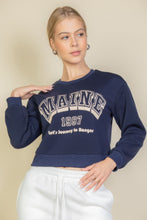 Load image into Gallery viewer, Graphic Drop Shoulder Sweatshirt